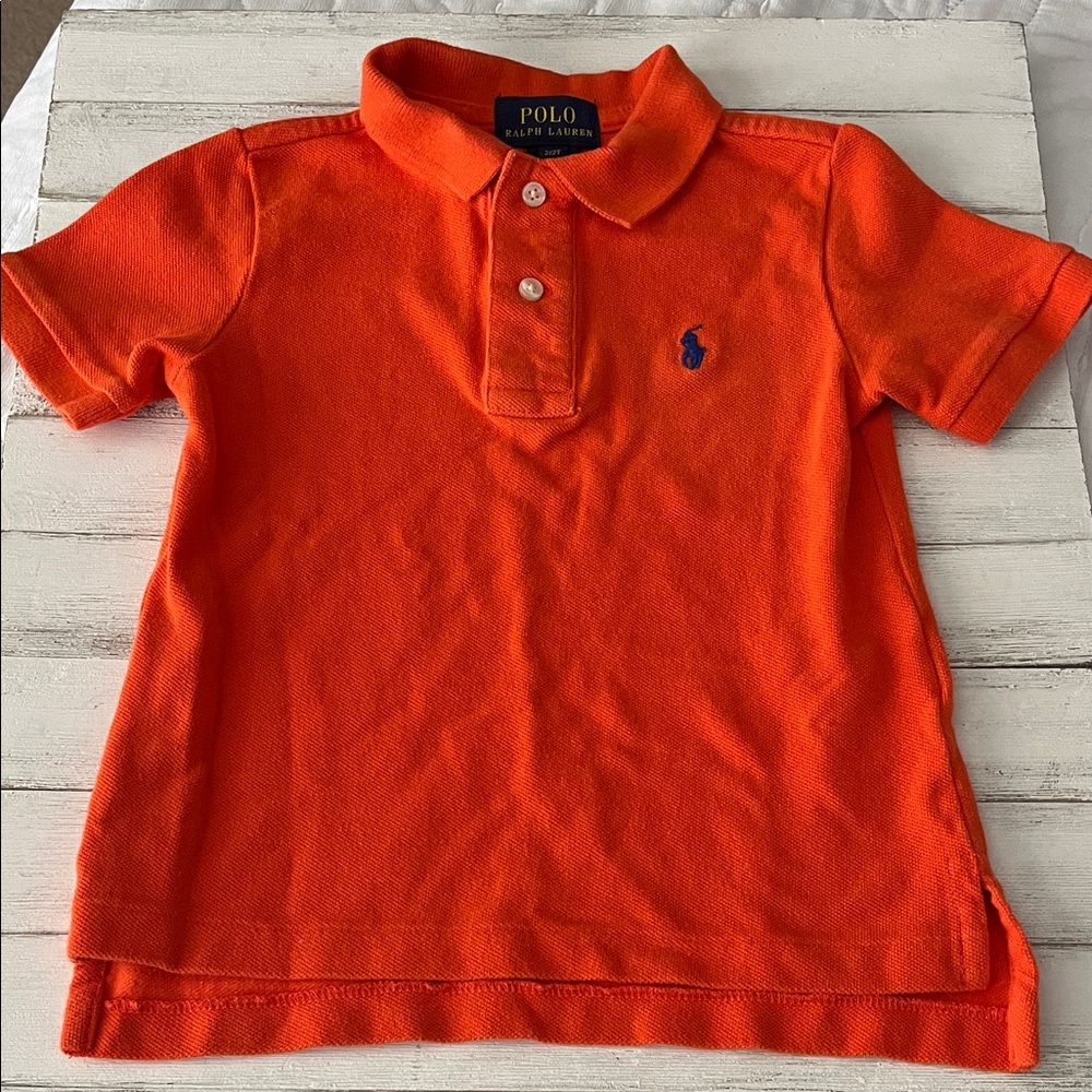 Polo by Ralph Lauren Kids Vibrant Orange Polo Shirt